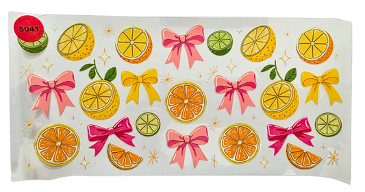5041 LEMONS AND LIMES CUPS DECAL