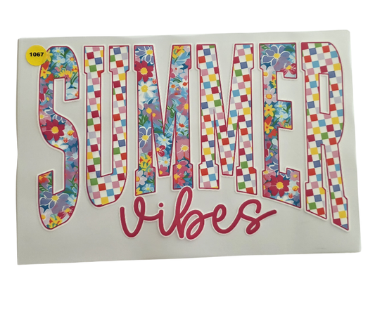 1067 SUMMER VIBES SHIRT TRANSFER