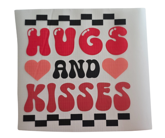 553 HUGS AND KISSES HEARTS TRANSFER
