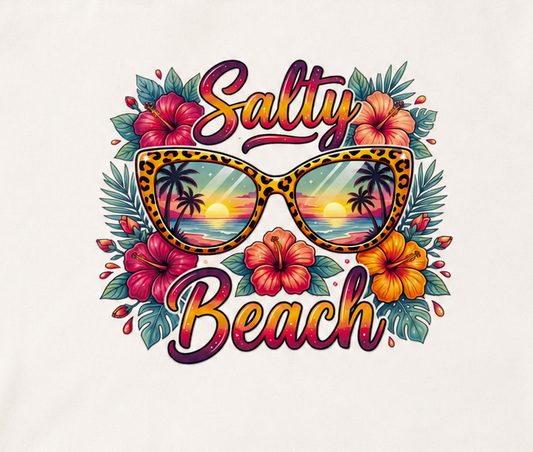 SALTY BEACH TOTE BAG TRANSFER