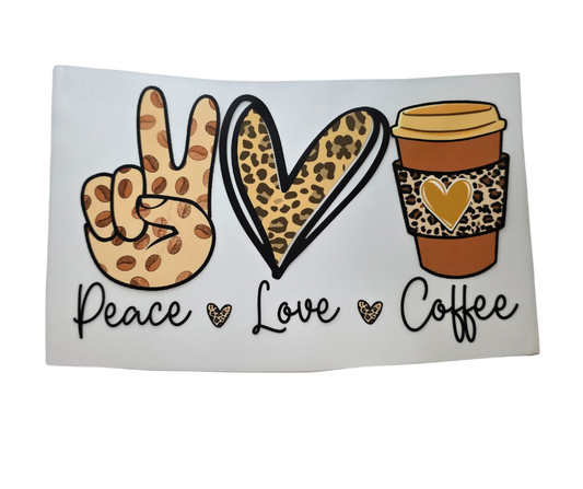 350 PEACE LOVE COFFEE TRANSFER