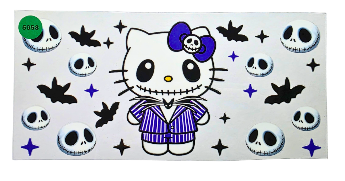5058 HELLO KITTY CUP DECAL