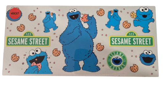 4937 COOKIE MONSTER CUP DECAL