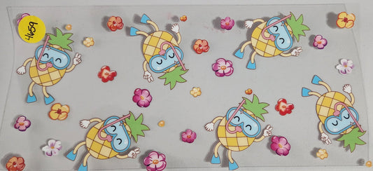 4659 PINEAPPLE CUP DECAL