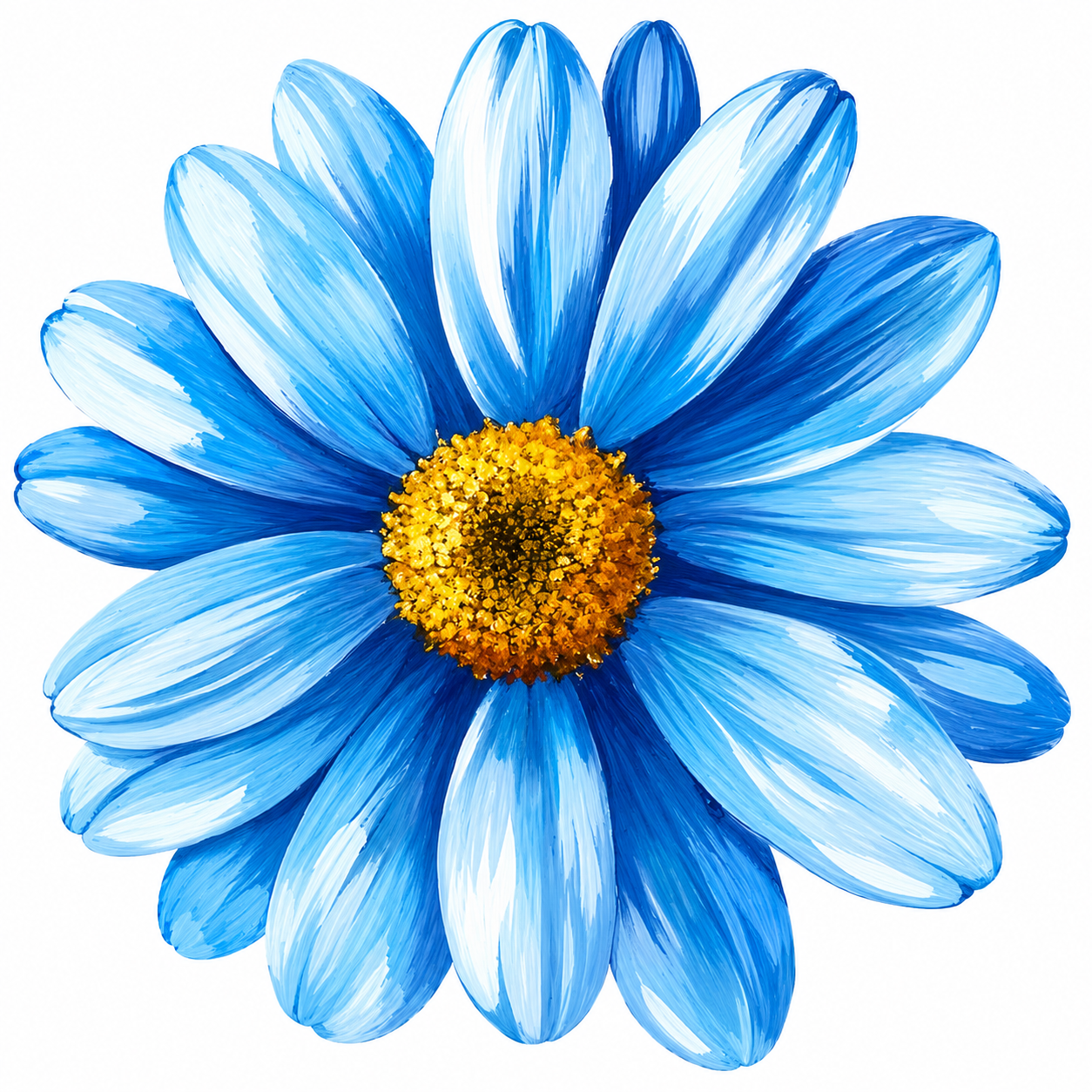 BLUE FLOWER TOTE BAG TRANSFER