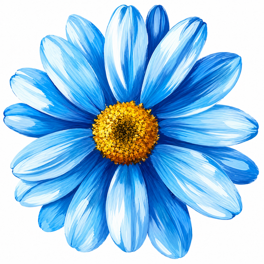 BLUE FLOWER TOTE BAG TRANSFER