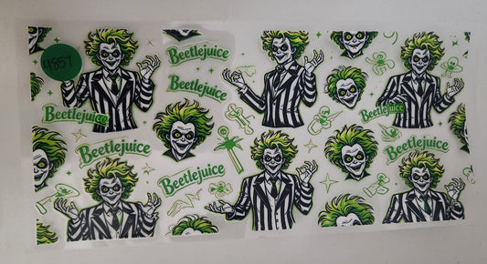 4857 BEETLEJUICE CUP DECAL