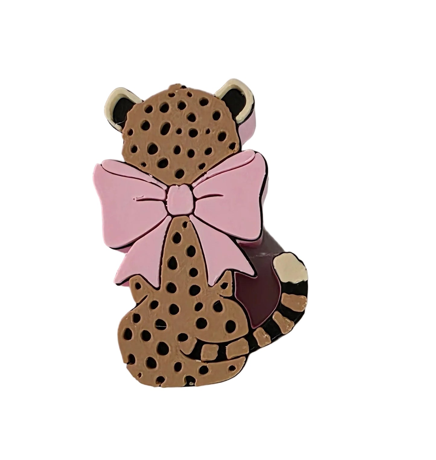 LEOPARD STRAW TOPPER