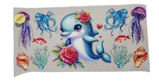 4844 DOLPHIN CUP DECAL