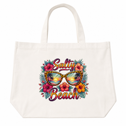 SALTY BEACH TOTE BAG