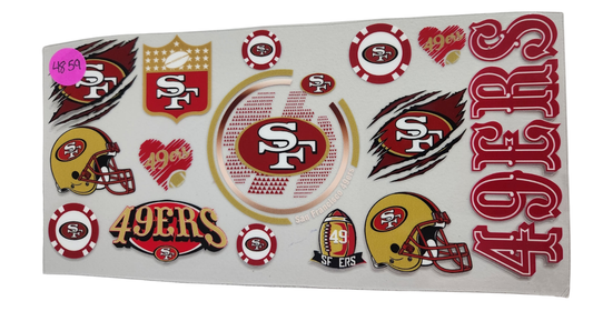 4859 49ERS CUP DECAL