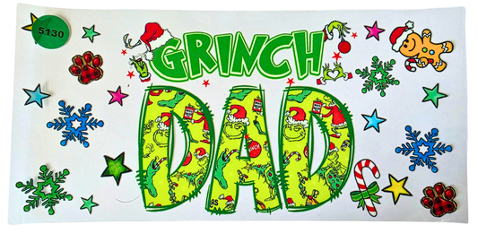5130 GRINCH DAD CUP DECAL