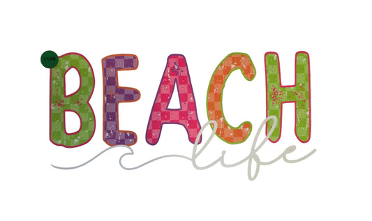 1106 BEACH LIFE SHIRT TRANSFER