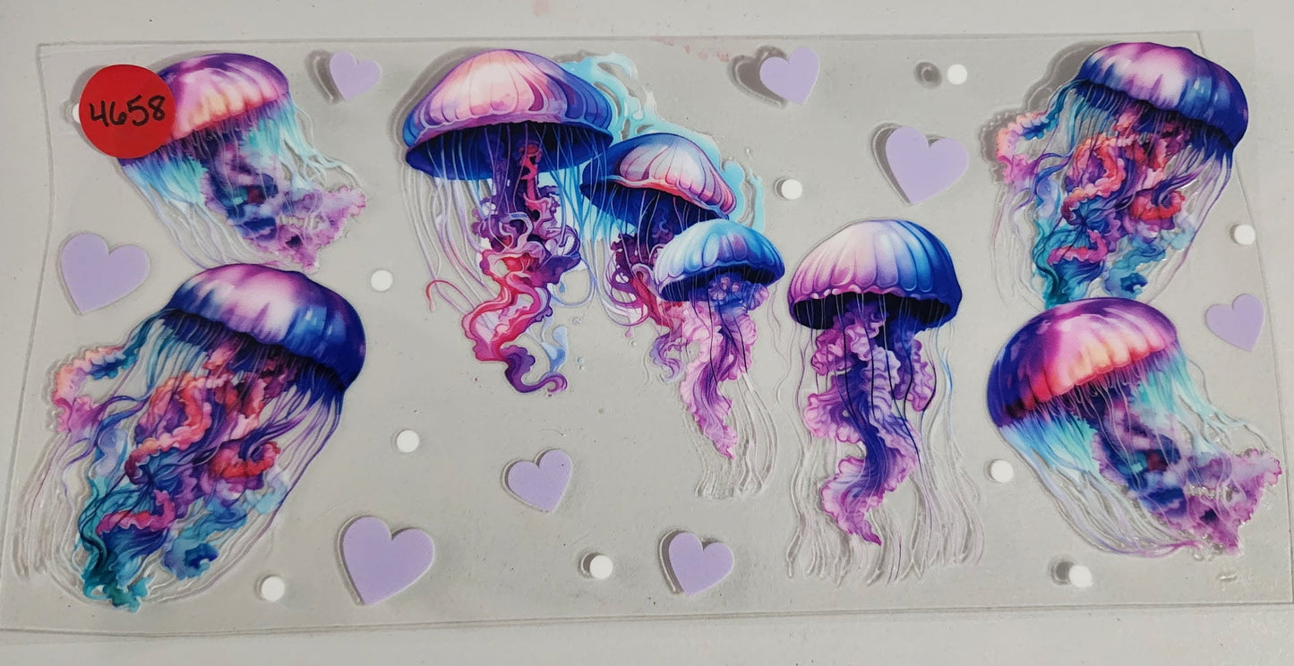 4658 JELLYFISH CUP DECAL