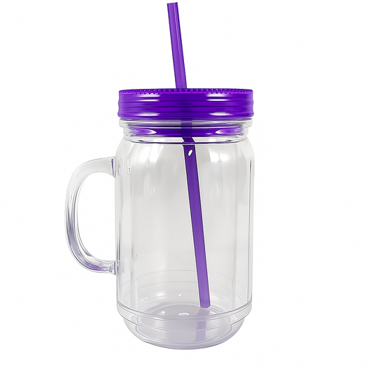 20oz MASON JAR PURPLE