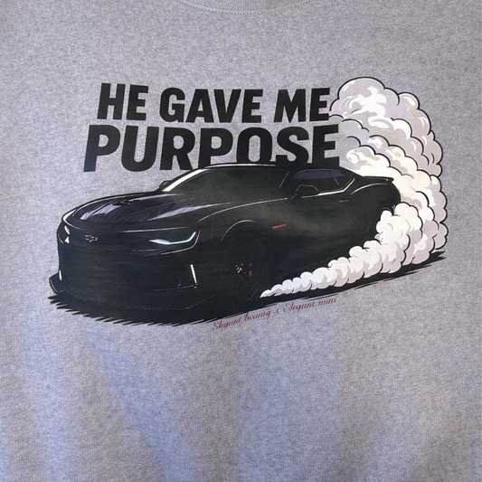 GREY HE GAVE ME PURPOSE (ADULT)