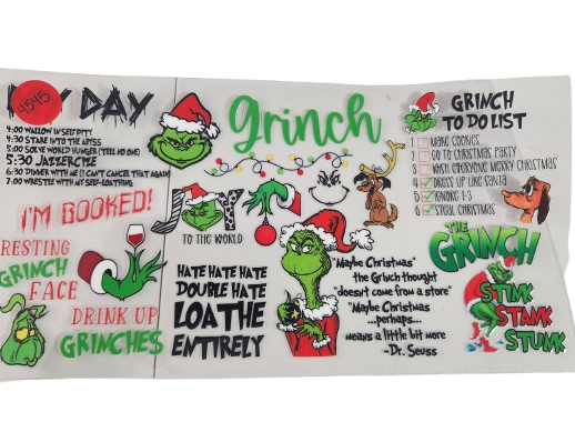 4545 GRINCH CUP DECAL