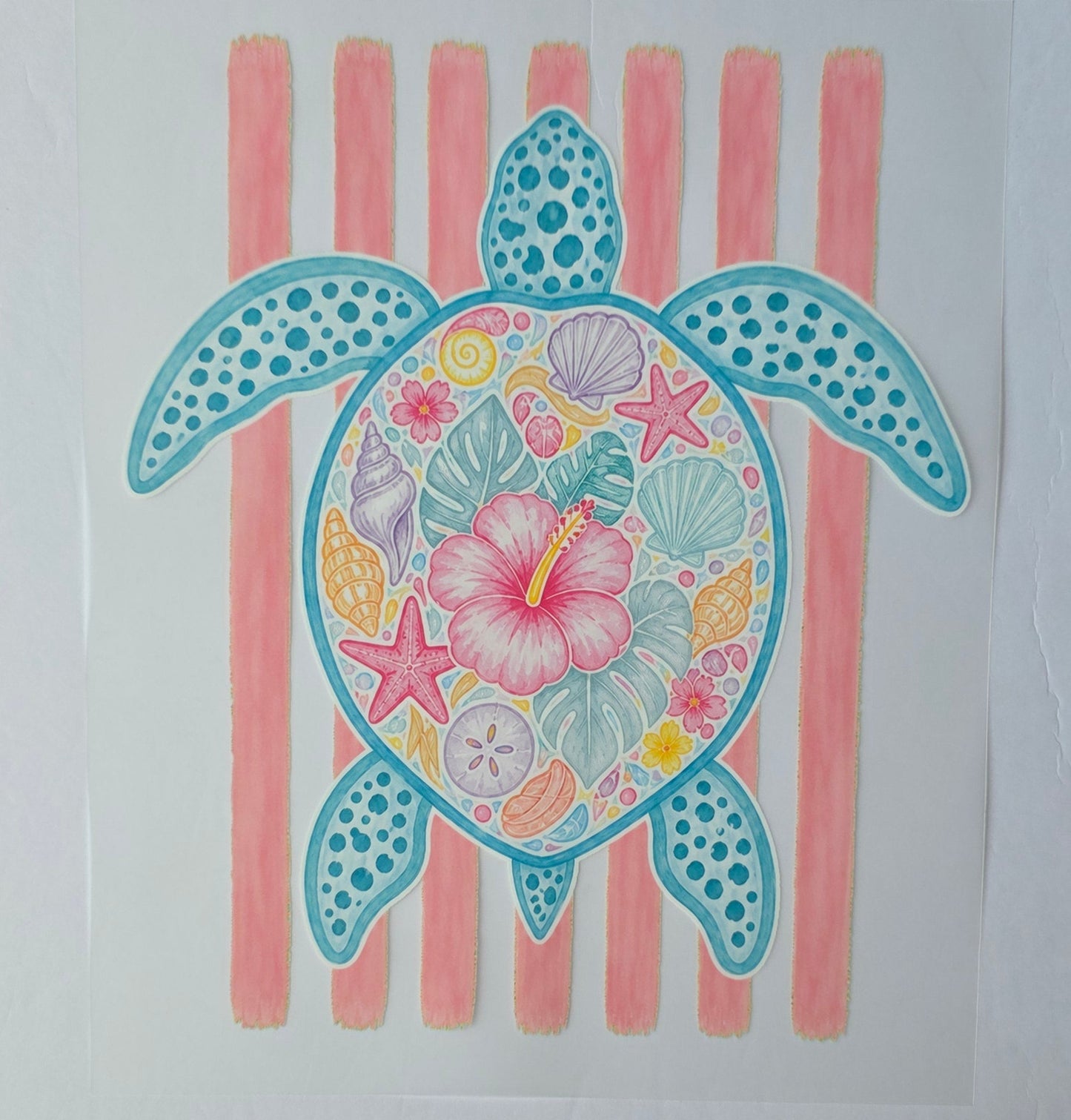 SEA TURTLE TOTE BAG TRANSFER
