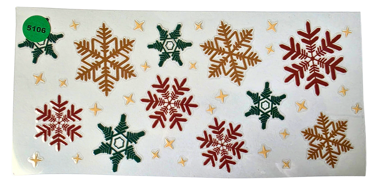 5106 SNOWFLAKES CUP DECAL