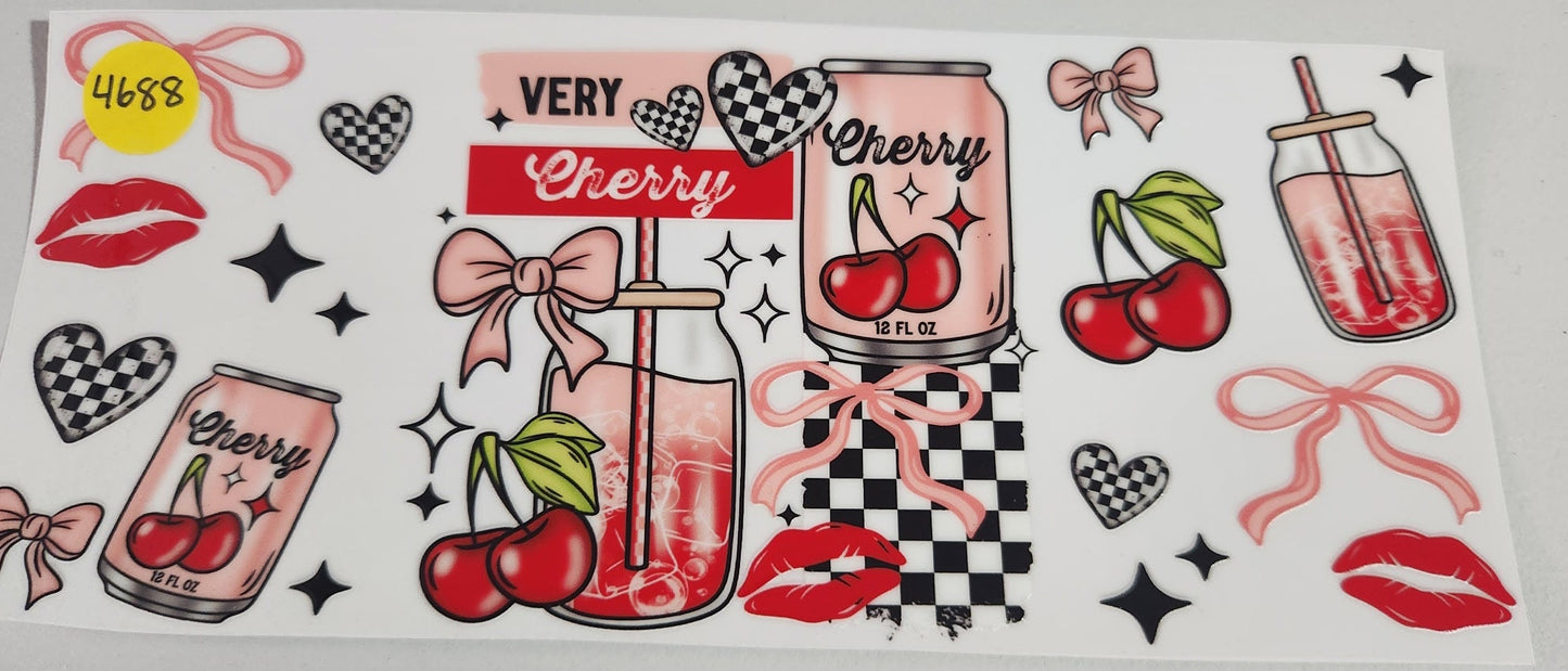 4688 VERY CHERRY CUP DECAL