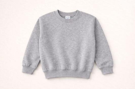 KIDS GREY CREWNECK