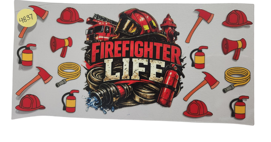 4837 FIREFIGHTER CUP DECAL