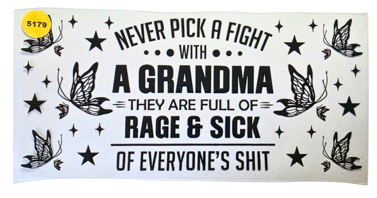 5179 GRANDMA CUP DECAL