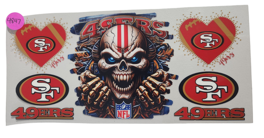 4847 49ERS CUP DECAL
