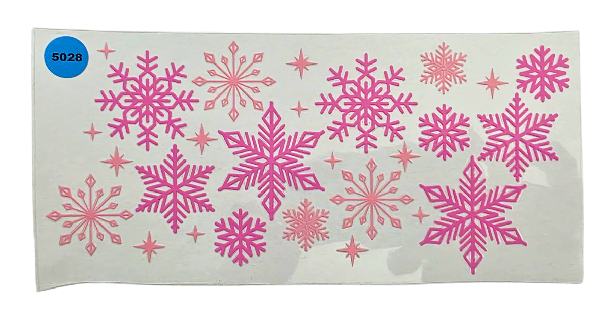 5028 SNOWFLAKE CUP DECAL