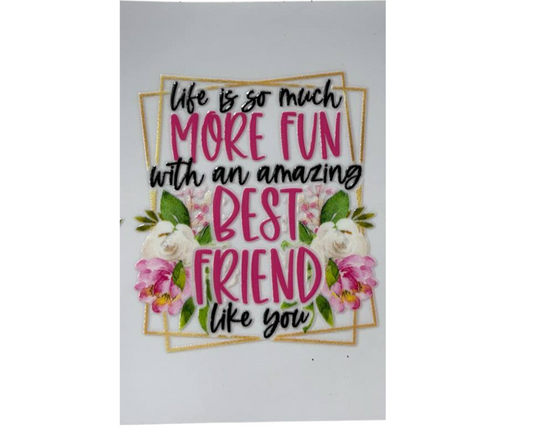 LIFE IS MORE FUN WITH A BEST FRIEND LIKE YOU (SINGLE)