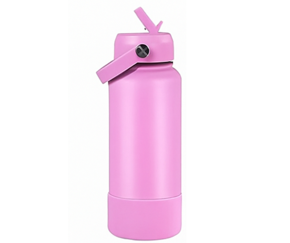 LIGHT PINK 32oz STAINLESS STEEL LEAK PROOF (DECAL ONLY)