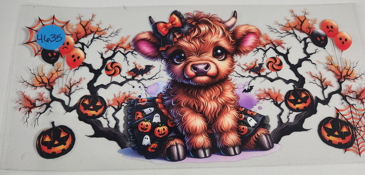 4635 HIGHLAND COW CUP DECAL