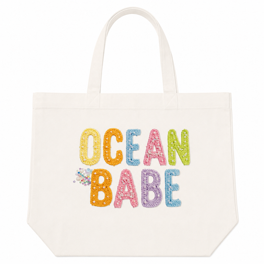 OCEAN BABE TOTE BAG