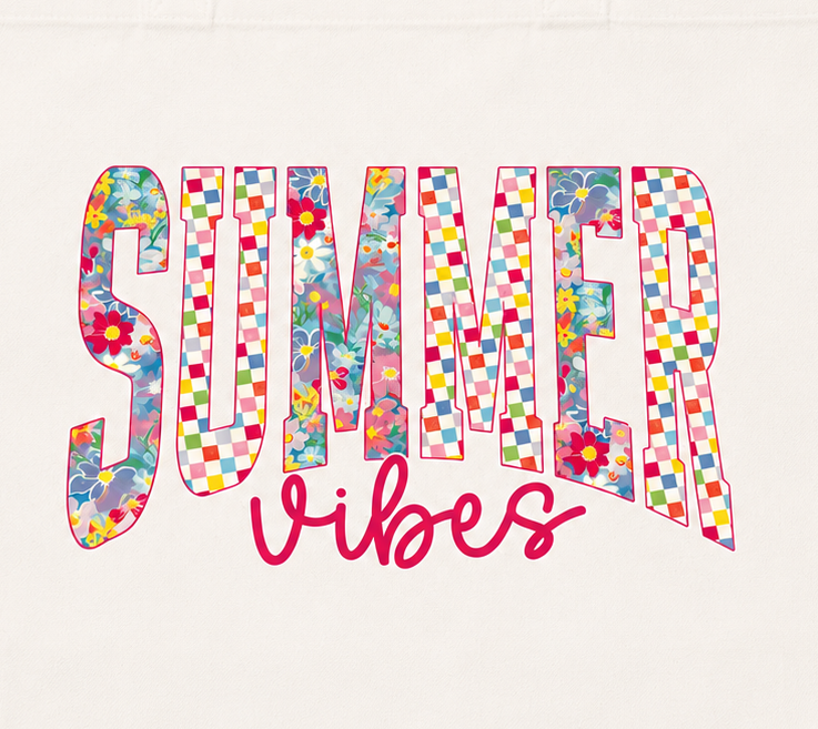 SUMMER VIBES TOTE BAG TRANSFER