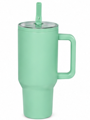 40oz GREEN STAINLESS STEEL