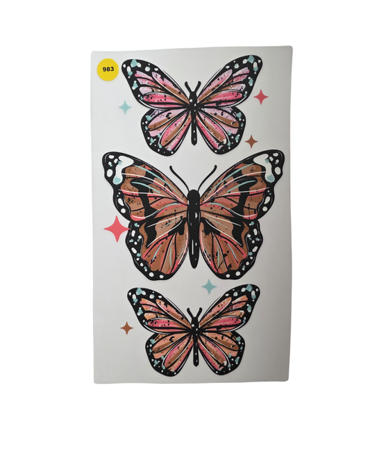 983 BUTTERFLY SHIRT TRANSFER