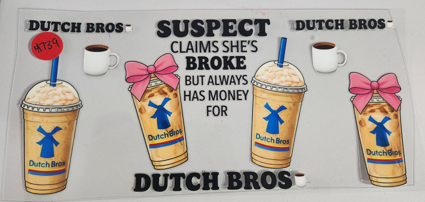 4739 DUTCH BROS CUP DECAL