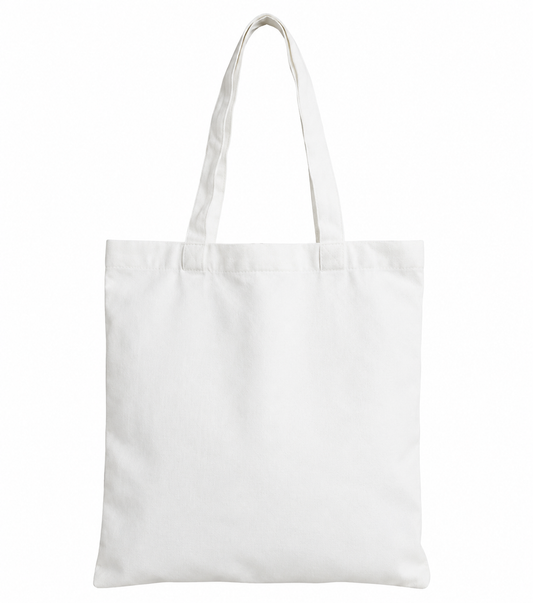 WHITE TOTE BAG