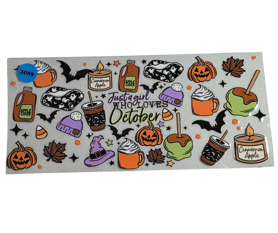 3099 JUST A GIRL WHO LOVES OCTOBER