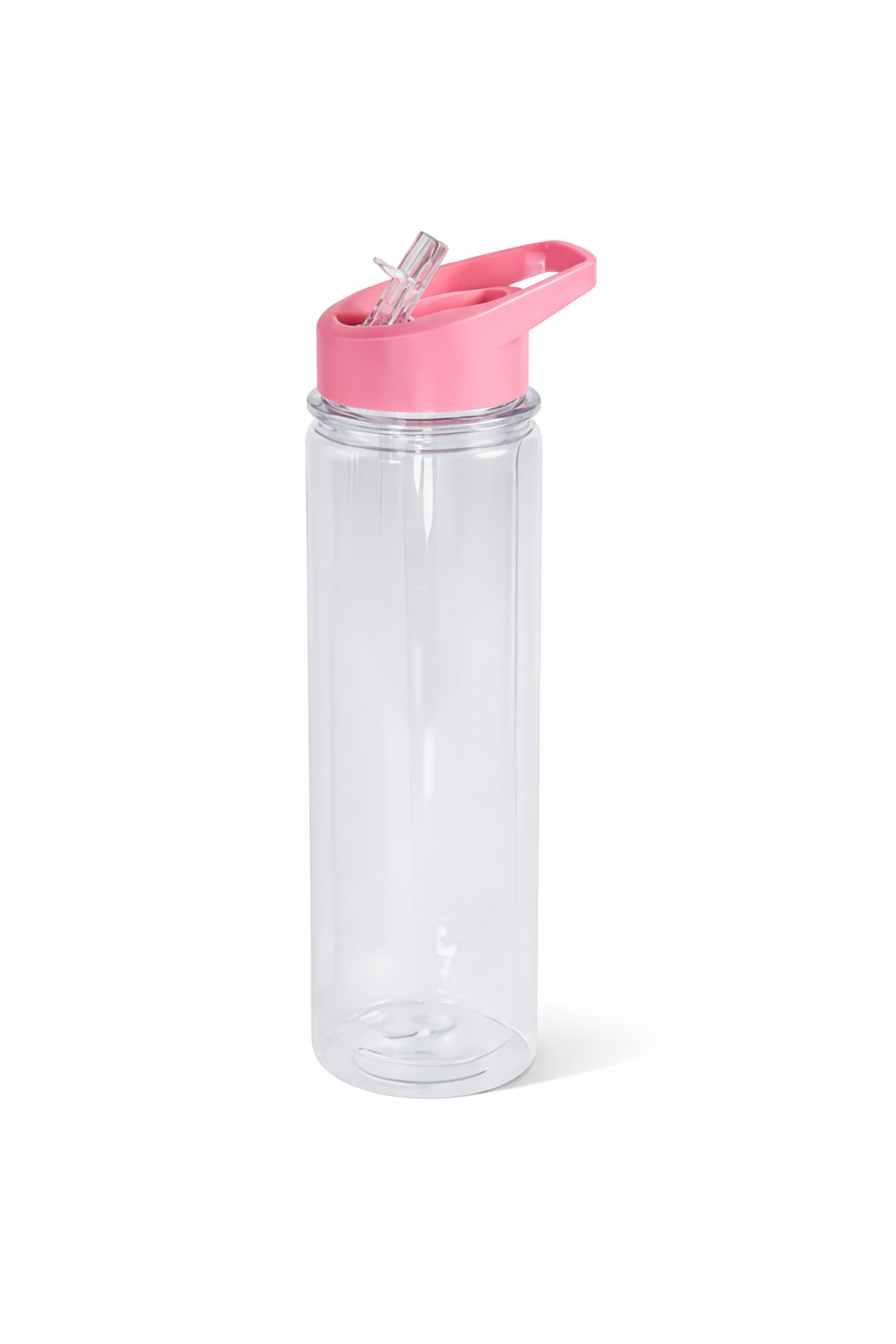 18oz PINK FLIP STRAW WITH HANDLE