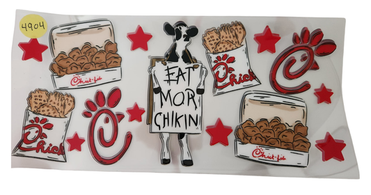 4904 CHICK FIL A CUP DECAL