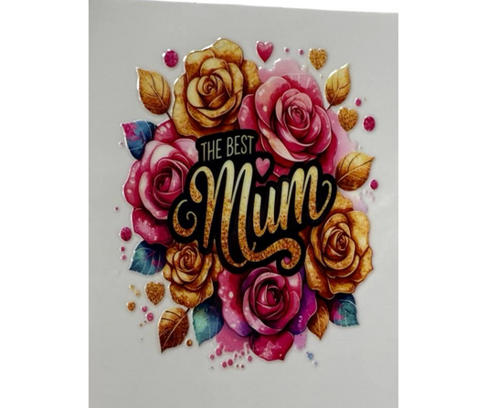 THE BEST MUM GOLD & PINK (SINGLE)