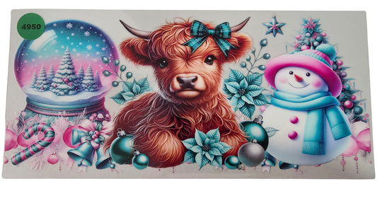 4950 HIGHLAND COW CUP DECAL