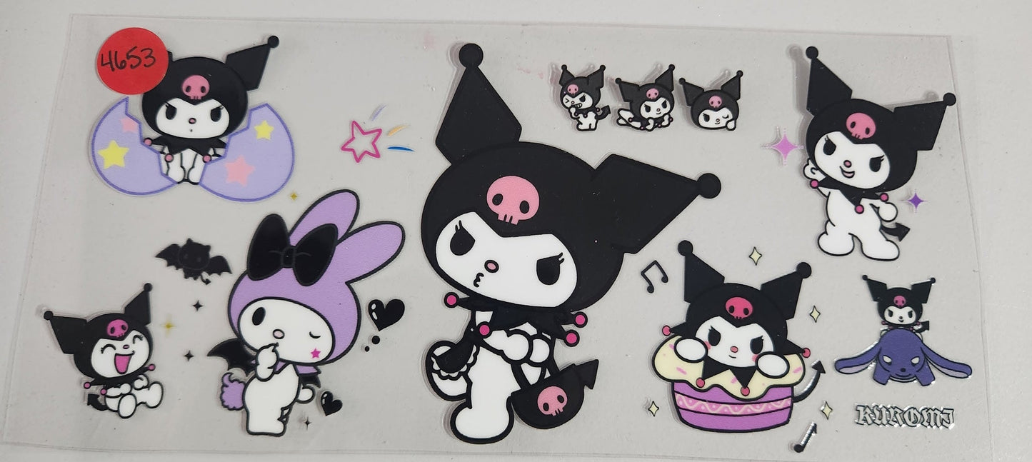 4653 KUROMI CUP DECAL