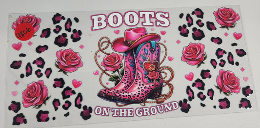 4806 BOOTS ON THE GROUND CUP DECAL (DOUBLE SIDED)