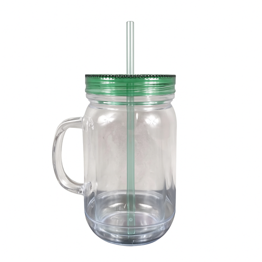 20oz MASON JAR DARK GREEN