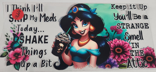 4666 JASMINE CUP DECAL