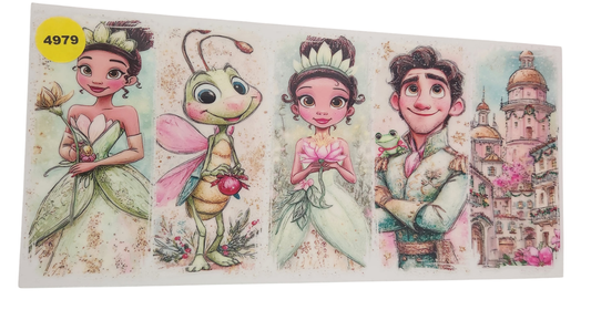4979 PRINCESS & THE FROG CUP DECAL