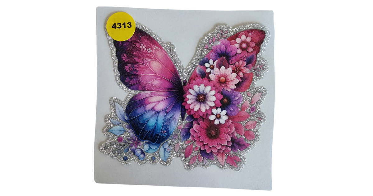 4313 BUTTERFLY GLITTER (SMALL)