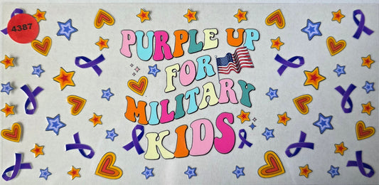 4387 PURPLE UP FOR MILITARY KIDS